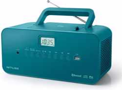 Muse M-30 BTB - Draagbare Radio/CD-speler met USB en bluetooth - blauw