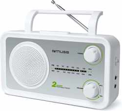 Muse M-06SW White, AUX in, FM radio