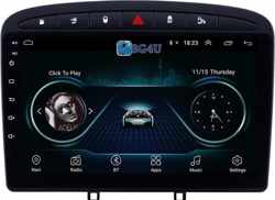 Navigatie radio Peugeot 408 2010-2016, Android 8.1, 9 inch scherm, Canbus, GPS, Wifi, Mirr