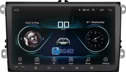 Navigatie radio VW Volkswagen Golf Touran Polo Passat, Android 8.1, Apple Carplay, 9 inch
