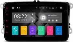 VW | Seat | Skoda 8 HD Quad-Core 16GB + DDR3 2G RAM Android 9.0 Digitale Touchscreen HDMI Auto DVD-speler Aangepaste Fit