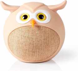 Nedis Bluetooth Speaker | 3 Uur Speeltijd - Koppelbaar - Olly Owl | Bruin