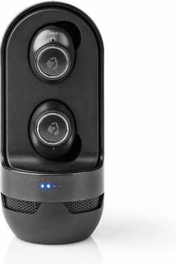 Nedis HPBT6050BK Volledig Draadloze Bluetooth®-oordopjes 4 Uur Afspeeltijd Spraakbediening Aanraakbediening Speaker Charging Case Zwart