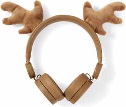 Nedis HPWD4000BN Bedrade Koptelefoon 1,2 M Ronde Kabel On-ear Afneembare Magnetische Oren Rudy Reindeer Bruin