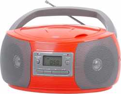 Trevi CMP 524 MP3 DIGITAAL 2.4W Grijs, Rood CD radio