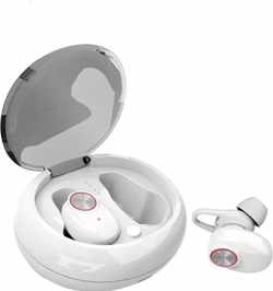 Lipa T06A Bluetooth headphone / Bluetooth 5.0 / Sterke bass / Met oplaad case / 5 uur speeltijd achter elkaar / Met microfoon en telefoonknop