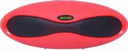 Ninzer® Bluetooth Speaker met micro SD slot, USB poort en radio en ingebouwde microfoon | Rood