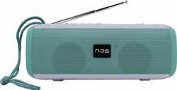 NJS 044 - Bluetooth speaker - Muziek box - Draadloos - LED disco lampen - 10 watt - Groen