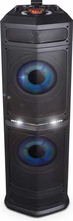 Noonday DJ Party Speaker Tower XXL Slim | Bluetooth Speaker | Party mixer geluidseffecten