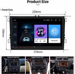 SmartNavi Multimediasysteem Autoradio Navigatie  bluetooth USB YouTube 9inch Android 9.0 VW-Seat-Skoda