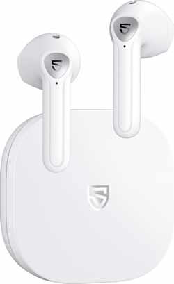 SoundPEATS TrueAir2 Draadloze hoofdtelefoon, in-ear bluetooth hoofdtelefoon, 4 microfoons,Bluetooth 5.2, 25 uur looptijd, touch control, type C snel opladen, draadloze oordopjes met krachtige bass.