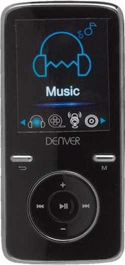 Denver MP4 Speler Zwart 4gb +- 1000 nummers + Micro SD Ingang