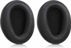 kwmobile 2x oorkussens voor Sony MDR-10RBT / 10RNC / 10R koptelefoons - imitatieleer - voor over-ear-koptelefoon - zwart