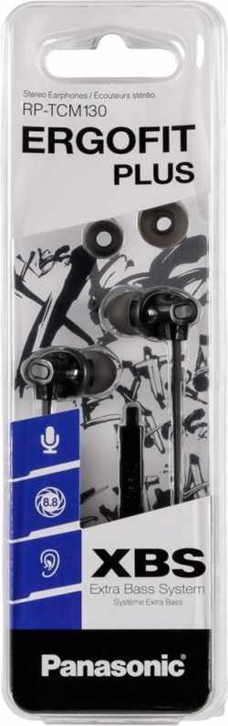 Panasonic RP-TCM130E-K hoofdtelefoon/headset In-ear Zwart