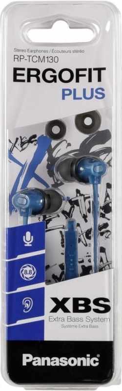 Panasonic RP-TCM130E-A hoofdtelefoon/headset In-ear Blauw