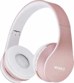 WISEQ Draadloze Kinder Koptelefoon - Bluetooth Koptelefoon voor Kinderen - over ear - 8 uur muziek |pink
