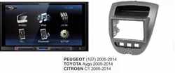 Peugeot (107) 2005 - 2014  kenwood autoradio met bluetooth