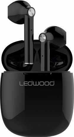 LEDWOOD T16 Bluetooth 5.0 Stereo Headset - draadloze oortjes - Zwart
