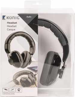 Konig - Over-ear headset zwart