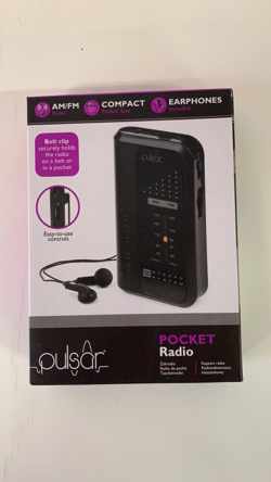 Pocket Radio - Pulsar - zwart