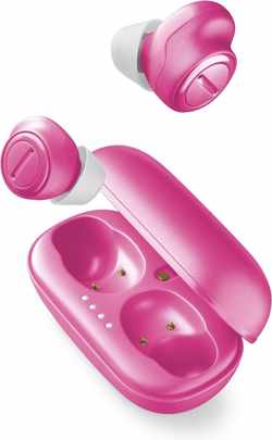Cellularline BTPLUMETWSP hoofdtelefoon/headset In-ear Roze
