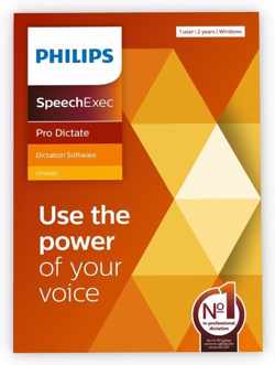 Philips SpeechExec Pro Dictate-software 11, LFH4422, abonnement voor 2 jaar, Windows 10