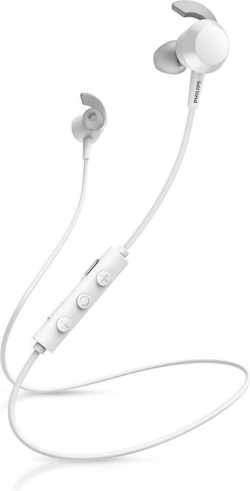 Philips TAE4205WT/00 Draadloze In-Ear Koptelefoon Wit