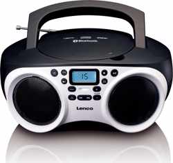 Lenco SCD-501 Radio CD-speler met Bluetooth, USB en MP3 - Zwart
