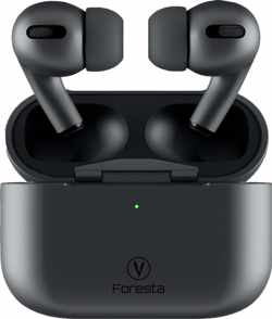 Foresta Airbass Pro VI draadloze oordopjes -  bluetooth oortjes -  earpods voor Iphone en Android - Draadloos koptelefoon - - Zwart