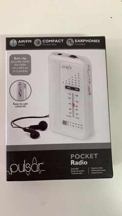 Pocket Radio - Pulsar - Wit