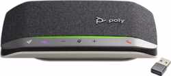 POLY sync 20+ Teams luidspreker telefoon - Bluetooth -  USB-A - BT600 Dongel - Zwart, Zilver