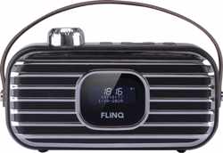 FlinQ DAB+ Radio - Draadloze Speaker - 80 stations - DAB+ Ruisvrij - Bluetooth