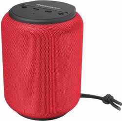 Bluetooth speaker rood – draadloze speaker – Tronsmart T6 mini rood - IPX6 spatwaterdicht - Draagbare Speaker met 360° Surround Geluid – Voice Assistent