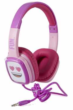Emoji - Flip & Switch - Junior koptelefoon (roze)