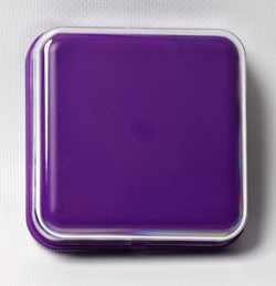 Praatknop met afbeelding paars