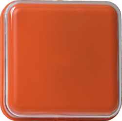 Praatknop met afbeelding oranje