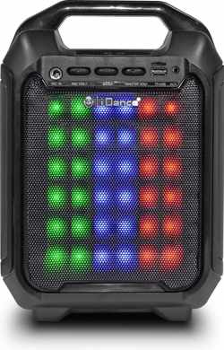 iDance BLASTER10 Bluetooth Party Speaker met Disco LED-Verlichting - Zwart