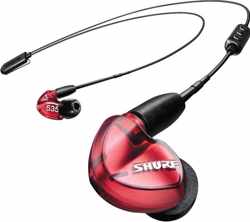 Shure SE535 Headset In-ear 3,5mm-connector Zwart, Rood