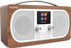 Pure Evoke H6 Prestige - Walnoot - DHB+ FM radio - draagbaar
