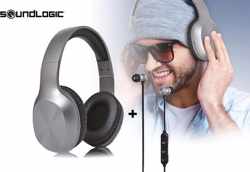 Soundlogic - Wireless - Headphone + Wireless Earbuds