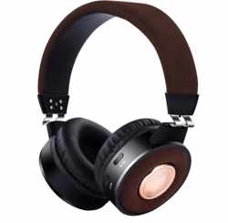 QY Z-18 Bluetooth On-ear draadloze Koptelefoon – bruin