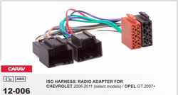 auto radio aansluitkabel / verloopkabel geschikt voor CHEVROLET 2006-2011 (select models) / OPEL GT 2007+ Audiovolt 12-006