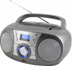 soundmaster SCD1800TI Radio/CD-speler DAB+, FM AUX, Bluetooth, CD, DAB+, FM, USB Grijs