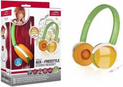Speedlink Aux Freestyle Stereo Headset Groen Oranje PC