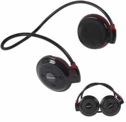 Sporthoofdtelefoon mini 503 - Unisex - Bluetooth V5.0 - Draadloze Koptelefoon - MP3-Kaartlezer- FM - Zwart