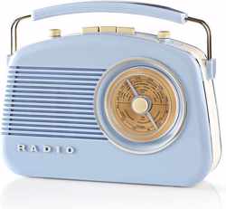 Nedis Retro AM/FM radio / blauw