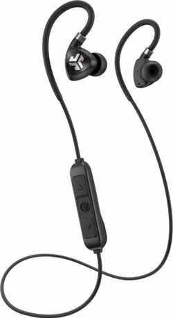 JLab Audio Fit Sport 3 - Draadloze Bluetooth In-ear Fitness Oordopjes - Zweet- en Spatbestendig - Zwart