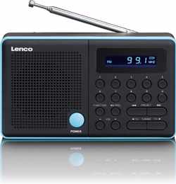 Lenco MPR-034 - Draagbare radio - Blauw