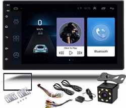 Autoradio  |2 Din universeel|  Android 9.1  | Navigatiesysteem | 7' HD scherm 1080P |Gratis Achteruitrij Camera 8X Led