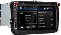 Volkswagen / SKODA / SEAT 8 HD Digital Touch Screen Ingebouwde DAB + Tuner